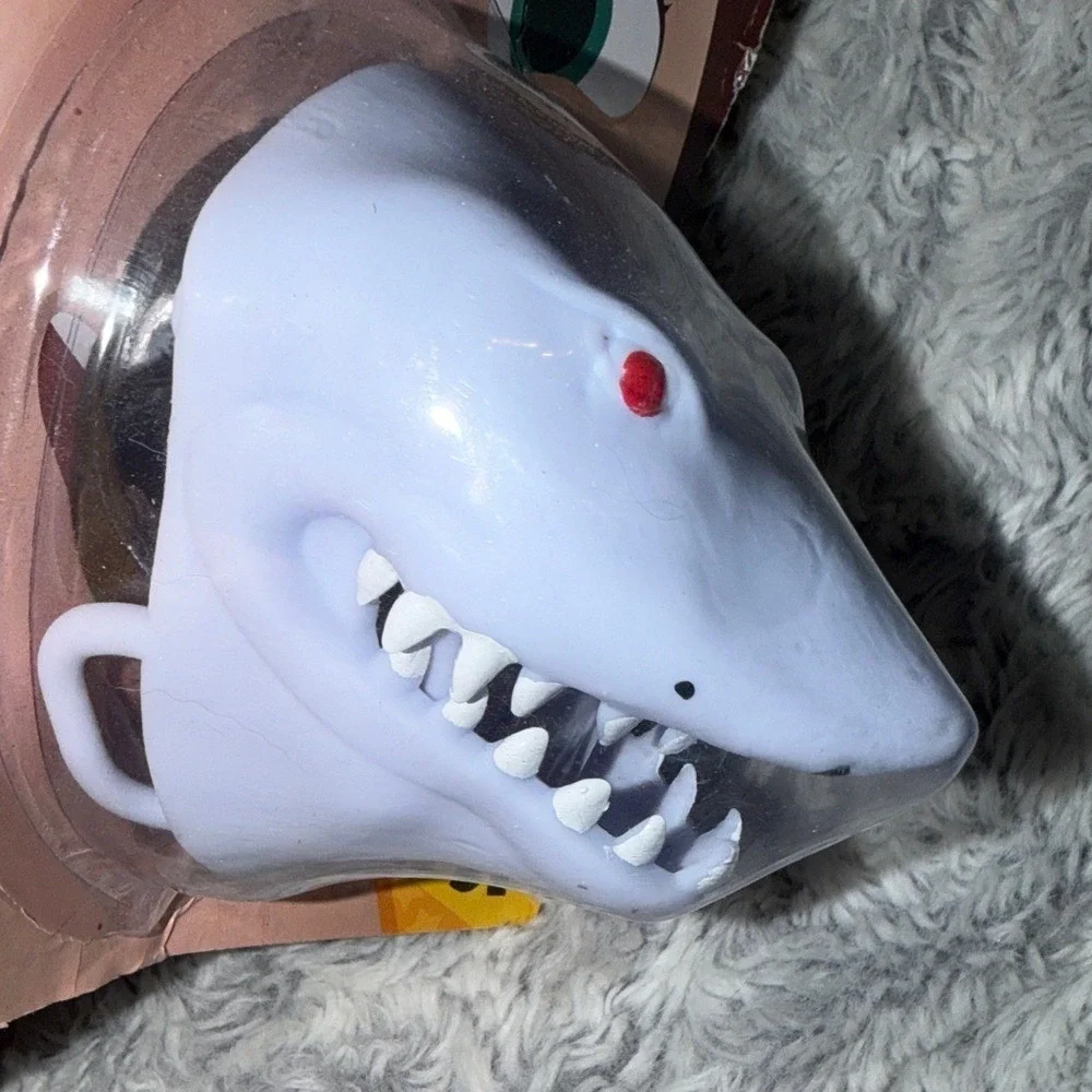 Shark Animal Nose Mask Novelty Costume Accessory Grey Greenbrier International